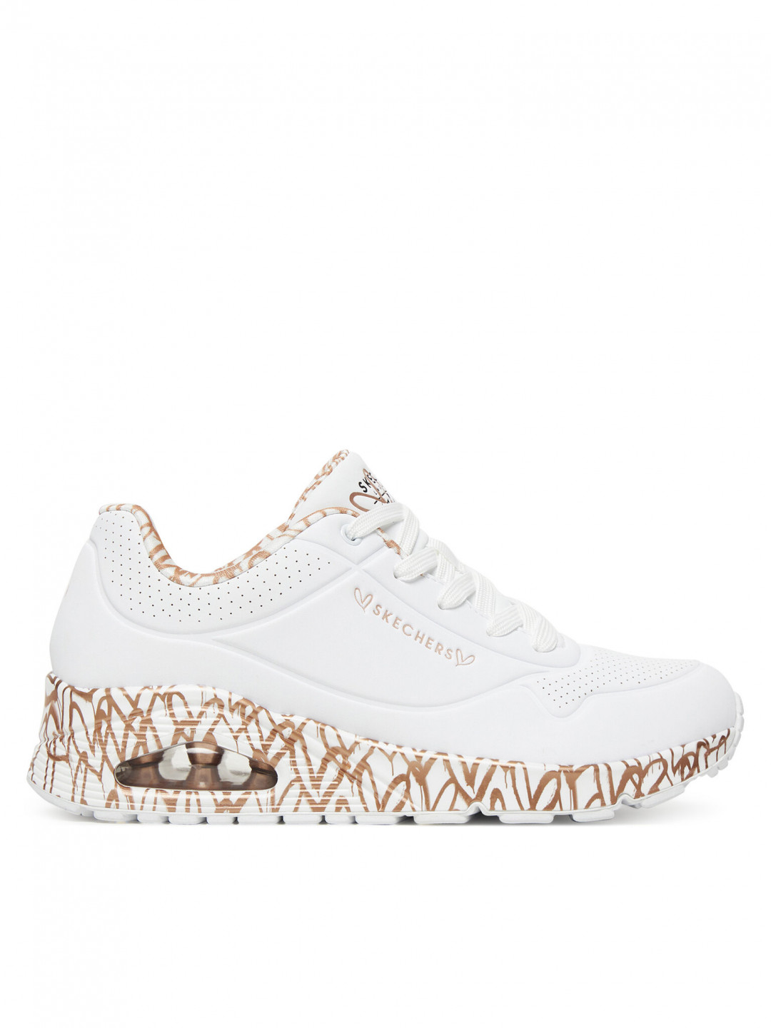 Skechers Sneakersy Uno 155506 WTRG Bílá